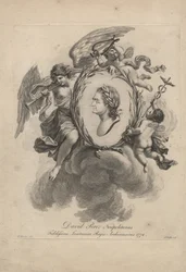 David Perez Neapolitanus, graviert von Giovanni Vitalba (1738-ca. 92), 1774